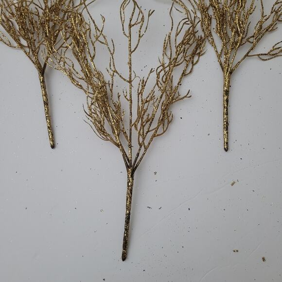 Sparkling Glitter Twigs - Gold & Silver Floral Decor - Picture 4 of 10